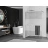 Mexen Kioto+ paroi de douche avec étagère Walk-in 80 x 200 cm, transparent/givre, chrome - 800-080-121-01-35