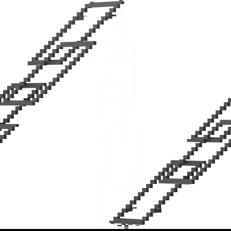 Mexen Grid radiateur de salle de bains décoratif 1360 x 390 mm, 349 W, anthracite - W215-1360-390-00-66