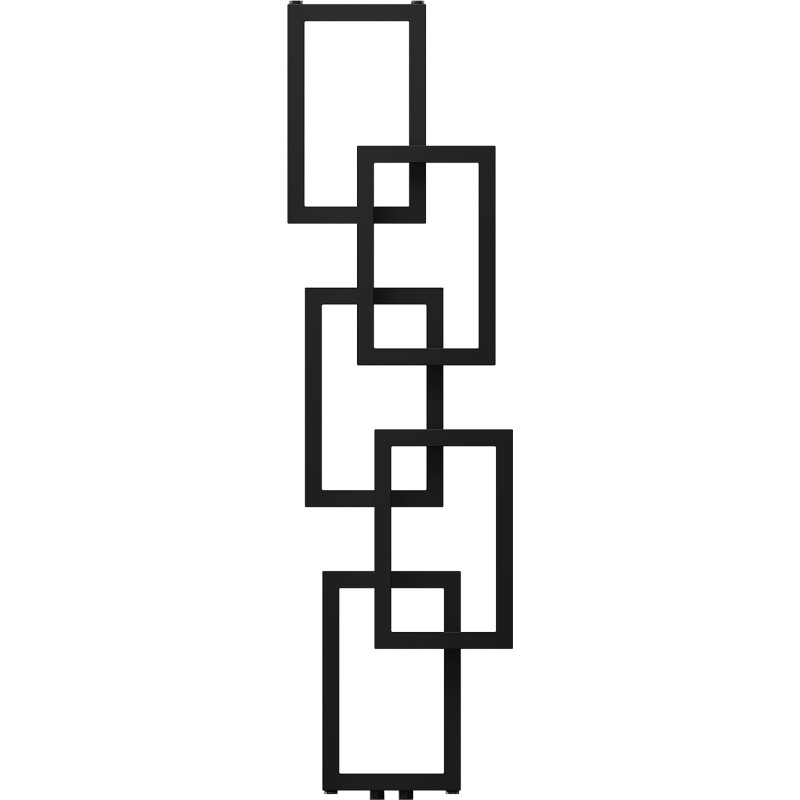 Mexen Grid radiateur décoratif de salle de bains 1360 x 390 mm, 349 W, noir - W215-1360-390-00-70