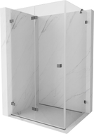 Mexen Lunar-F cabine de douche pliable gauche 85 x 80 cm, transparent, métal canon - 836-085-080-95-00-L
