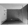 Mexen Kioto+ cloison de douche avec étagère Walk-in 100 x 200 cm, graphite, chrome - 800-100-121-01-40