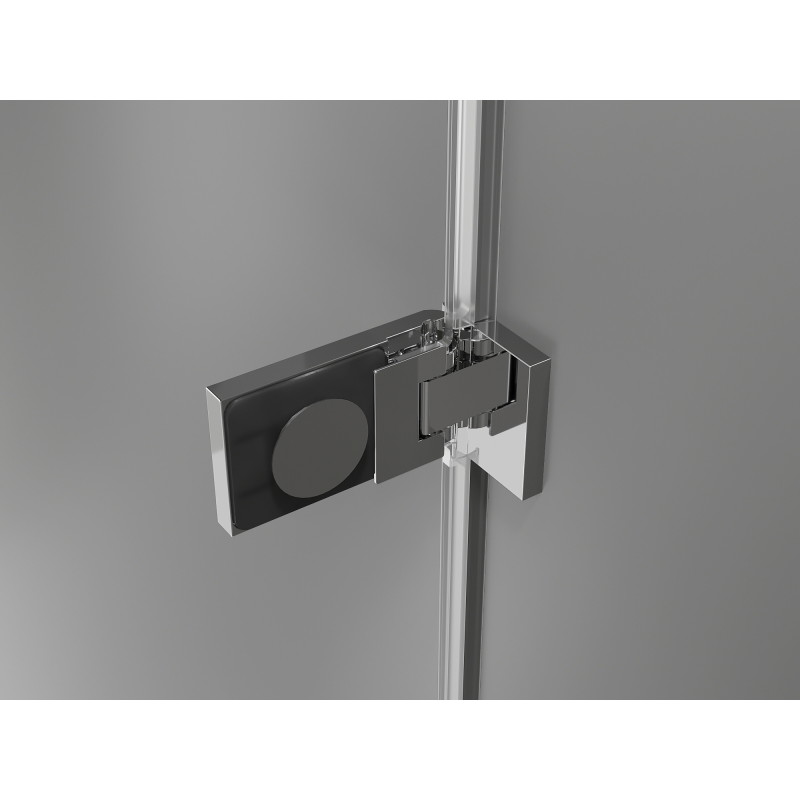 Mexen Lunar-F Duo cabine de douche pliante 95 x 90 cm, transparent, chrome - 836-095L-090P-01-00