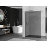 Paroi de douche Mexen Kioto Walk-in 70 x 200 cm, graphite 8 mm, chrome - 800-070-101-01-40