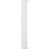 Mexen Flux radiateur de salle de bains décoratif 1500 x 240 mm, 450 W, blanc - W127-1500-240-00-20