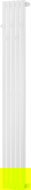 Mexen Flux radiateur décoratif de salle de bains 1500 x 240 mm, 450 W, blanc - W127-1500-240-00-20