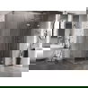 Mexen Lunar-F cabine de douche pliante droite 100 x 70 cm, transparent, chrome - 836-100-070-01-00-P