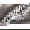 Mexen Lunar-F cabine de douche pliante droite 80 x 80 cm, transparent, chrome - 836-080-080-01-00-P