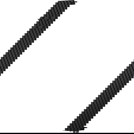 Mexen Flux radiateur de salle de bain décoratif 1500 x 240 mm, 450 W, noir - W127-1500-240-00-70