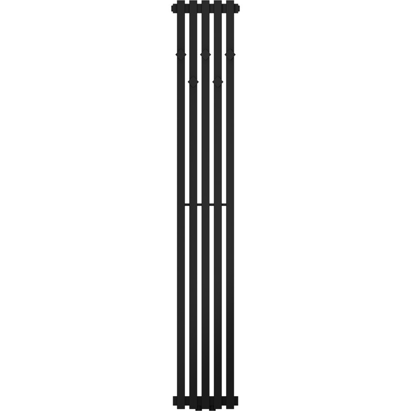 Mexen Flux radiateur de salle de bains décoratif 1500 x 240 mm, 450 W, noir - W127-1500-240-00-70