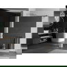Mexen Kioto+ paroi de douche avec étagère Walk-in 100 x 200 cm, miroir, chrome - 800-100-121-01-50
