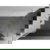 Mexen Kioto paroi de douche 110 x 200 cm, Graphite 8 mm, Or - 800-110-101-50-40