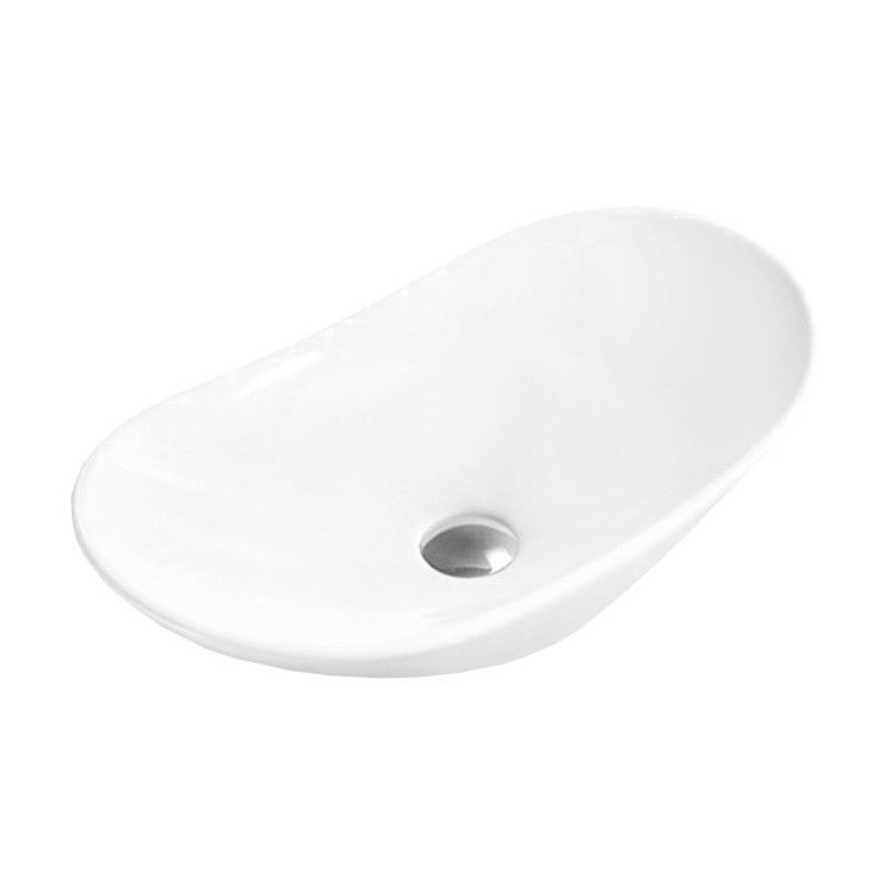 Mexen Gabi lavabo de comptoir 61 x 36 cm, Blanc - 21716100