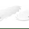 Mexen Gabi lavabo de comptoir 61 x 36 cm, Blanc - 21716100