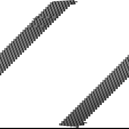 Mexen Flux radiateur décoratif de salle de bain 1500 x 340 mm, 630 W, anthracite - W127-1500-360-00-66