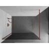 Mur de douche Mexen Kioto Walk-in 70 x 200 cm, graphite 8 mm, or rose - 800-070-101-60-40