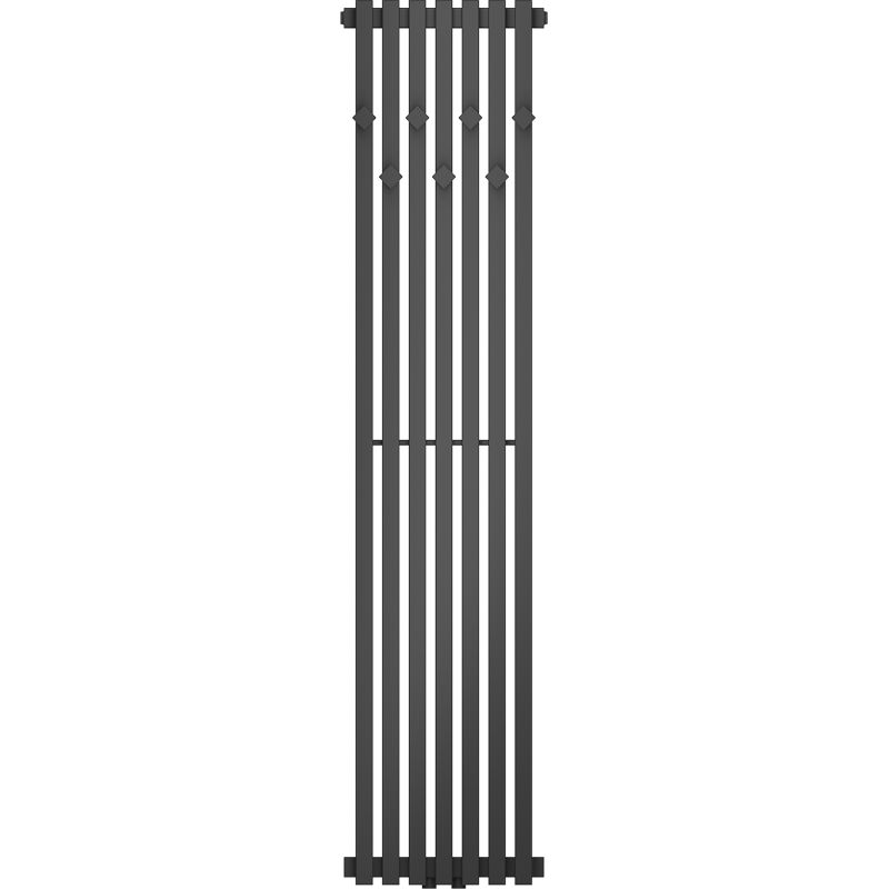 Mexen Flux radiateur décoratif de salle de bain 1500 x 340 mm, 630 W, anthracite - W127-1500-360-00-66