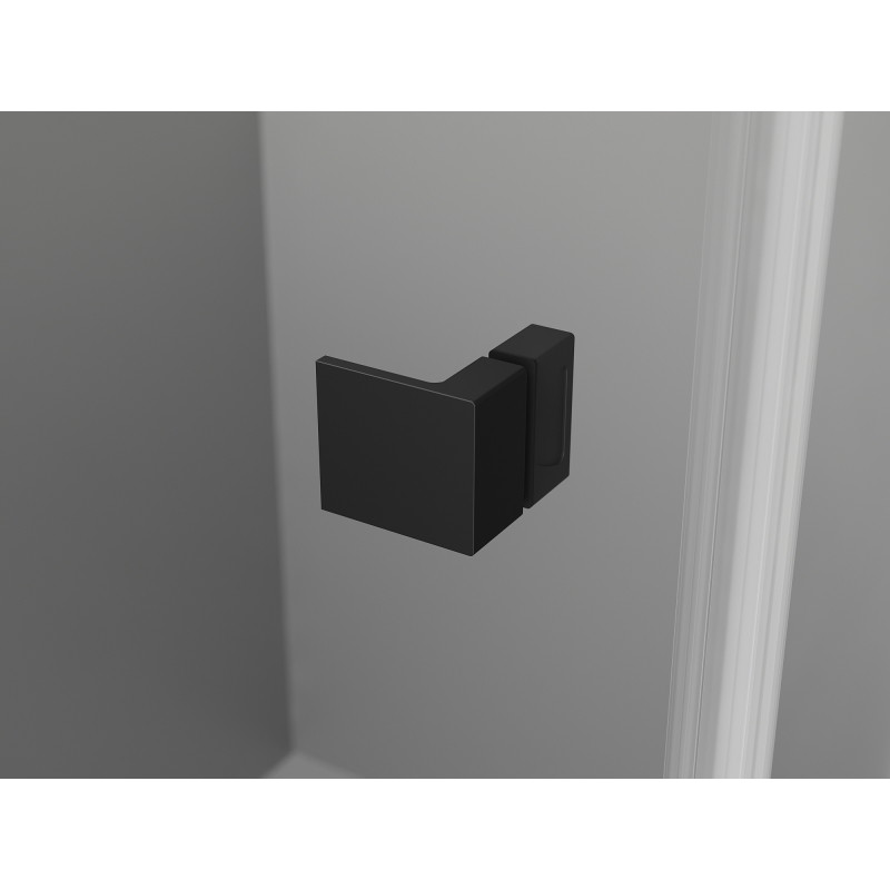 Mexen Lunar-F Duo cabine de douche pliante 95 x 85 cm, transparent, noir - 836-095L-085P-70-00