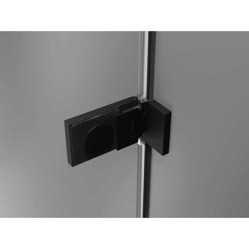 Mexen Lunar-F Duo cabine de douche pliante 95 x 85 cm, transparent, noir - 836-095L-085P-70-00