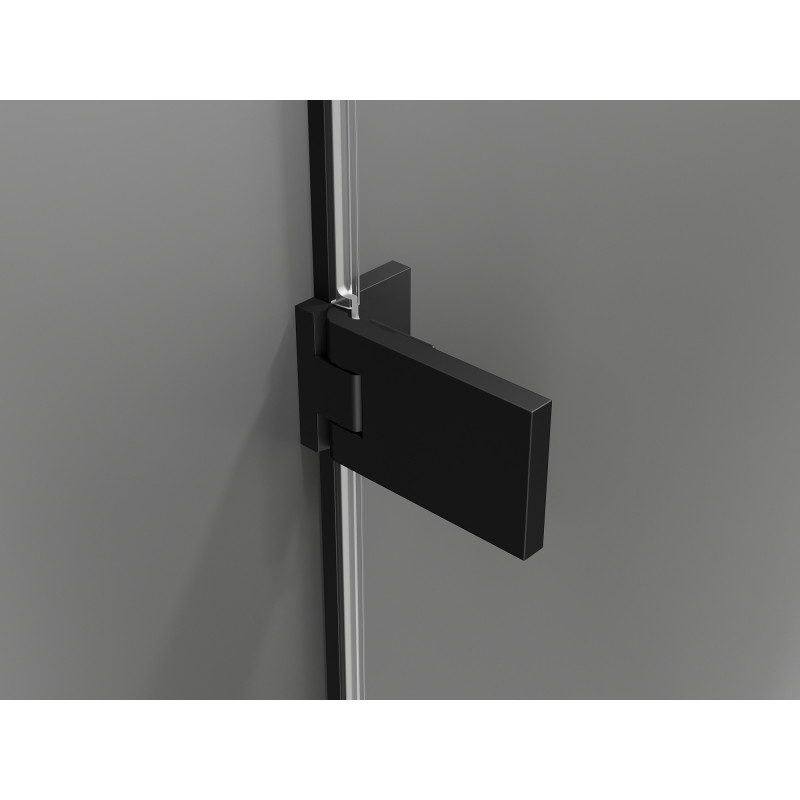 Mexen Lunar-F Duo cabine de douche pliante 95 x 85 cm, transparent, noir - 836-095L-085P-70-00