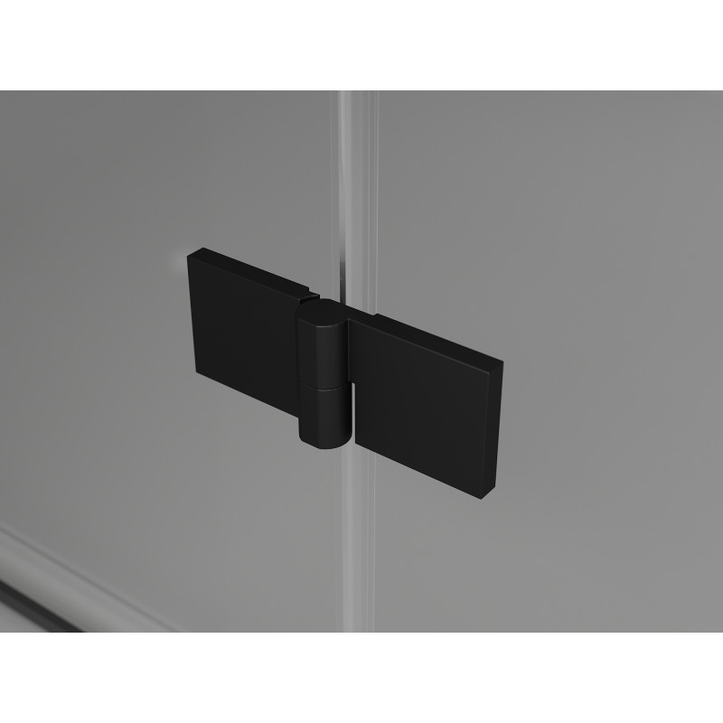 Mexen Lunar-F Duo cabine de douche pliante 95 x 85 cm, transparent, noir - 836-095L-085P-70-00