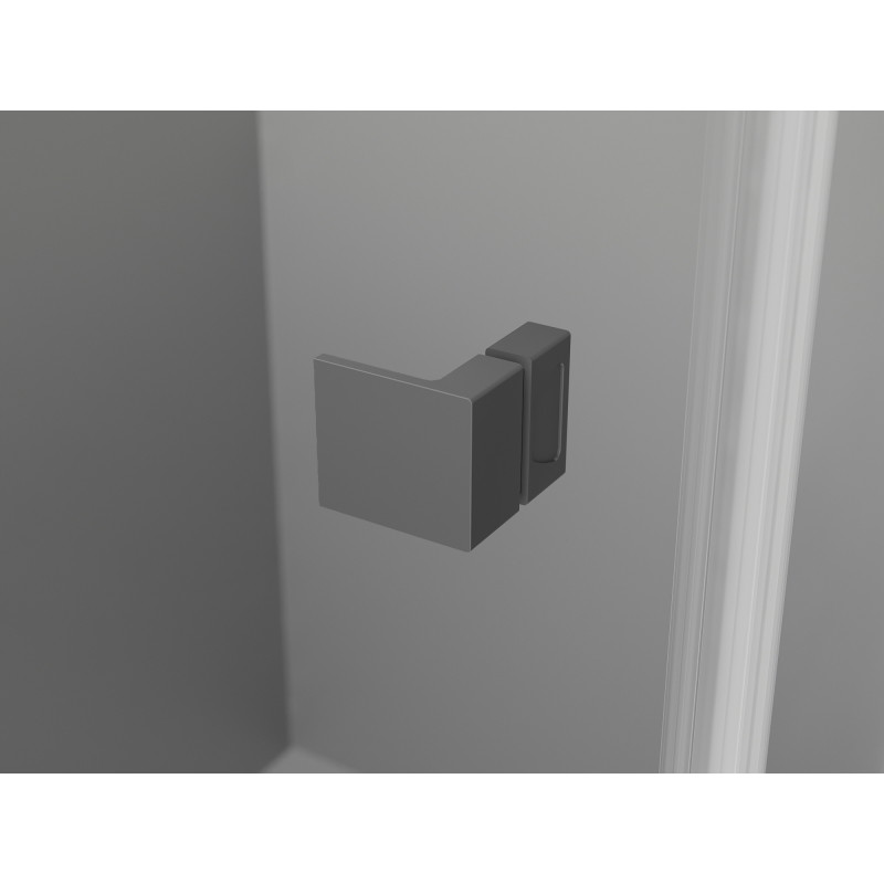 Mexen Lunar-F Duo cabine de douche pliante 95 x 70 cm, transparent, métal canon - 836-095L-070P-95-00