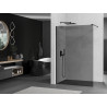 Mexen Kioto paroi de douche Walk-in 70 x 200 cm, graphite 8 mm, noire - 800-070-101-70-40