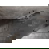 Mexen Lunar-F Duo cabine de douche pliante 95 x 80 cm, transparent, gun metal - 836-095L-080P-95-00