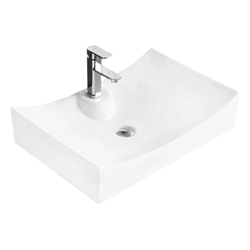 Mexen Gaja lavabo sur plan 66 x 45 cm, blanc - 21726600