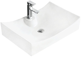 Mexen Gaja lavabo de comptoir 66 x 45 cm, Blanc - 21726600