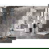 Mexen Lunar-F L cabine de douche pliante gauche 80 x 80 cm, transparent, chrome - 836L-080-080-01-00-L
