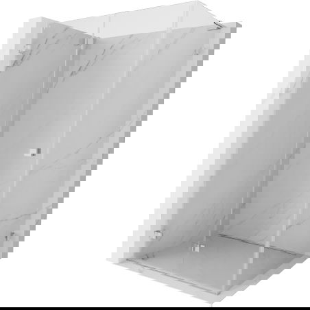 Mexen Lunar-F L cabine de douche pliante gauche 90 x 80 cm, transparent, chrome - 836L-090-080-01-00-L