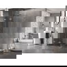 Mexen Lunar-F L cabine de douche pliante gauche 100 x 100 cm, transparent, chrome - 836L-100-100-01-00-L