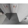 Mexen Kioto paroi de douche Walk-in 90 x 200 cm, miroir 8 mm, or rose - 800-090-101-60-50