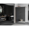 Mexen Kioto paroi de douche Walk-in 90 x 200 cm, miroir 8 mm, or rose - 800-090-101-60-50