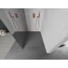 Mexen Kioto paroi de douche Walk-in 120 x 200 cm, miroir 8 mm, or rose - 800-120-101-60-50