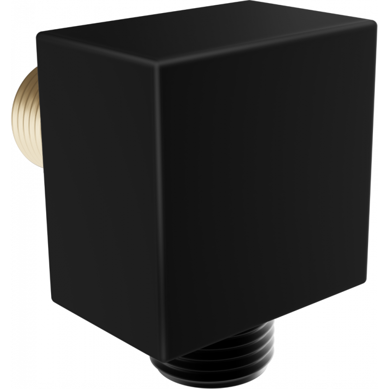 Mexen raccord d'angle, noir - 79345-70