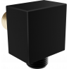 Mexen raccord d'angle, noir - 79345-70