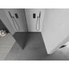 Mexen Kioto paroi de douche Walk-in 120 x 200 cm, miroir 8 mm, noir - 800-120-101-70-50