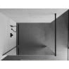 Mexen Kioto paroi de douche Walk-in 120 x 200 cm, miroir 8 mm, noir - 800-120-101-70-50