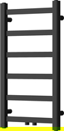 Mexen Bolt radiateur de salle de bain 700 x 400 mm, 165 W, noir - W126-0700-400-00-70