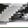 Mexen Kioto paroi de douche 70 x 200 cm, transparent/Design noir 8 mm, Chrome - 800-070-101-01-70