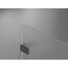 Mexen Lunar-F L cabine de douche pliante gauche 80 x 70 cm, transparent, gris pistolet brossé - 836L-080-070-66-00-L