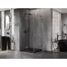 Mexen Lunar-F L cabine de douche pliante gauche 90 x 90 cm, transparent, gris fusil brossé - 836L-090-090-66-00-L