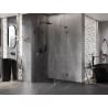 Mexen Lunar-F L cabine de douche pliante gauche 90 x 90 cm, transparent, gris fusil brossé - 836L-090-090-66-00-L