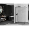Mexen Kioto paroi de douche 110 x 200 cm, transparent/Design noir 8 mm, Noir - 800-110-101-70-70
