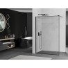 Mexen Kioto Paroi de douche Walk-in 120 x 200 cm, cadre noir 8 mm, noir - 800-120-101-70-70