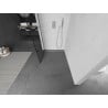 Mexen Kioto paroi de douche Walk-in 90 x 200 cm, grille noire 8 mm, chrome - 800-090-101-01-77