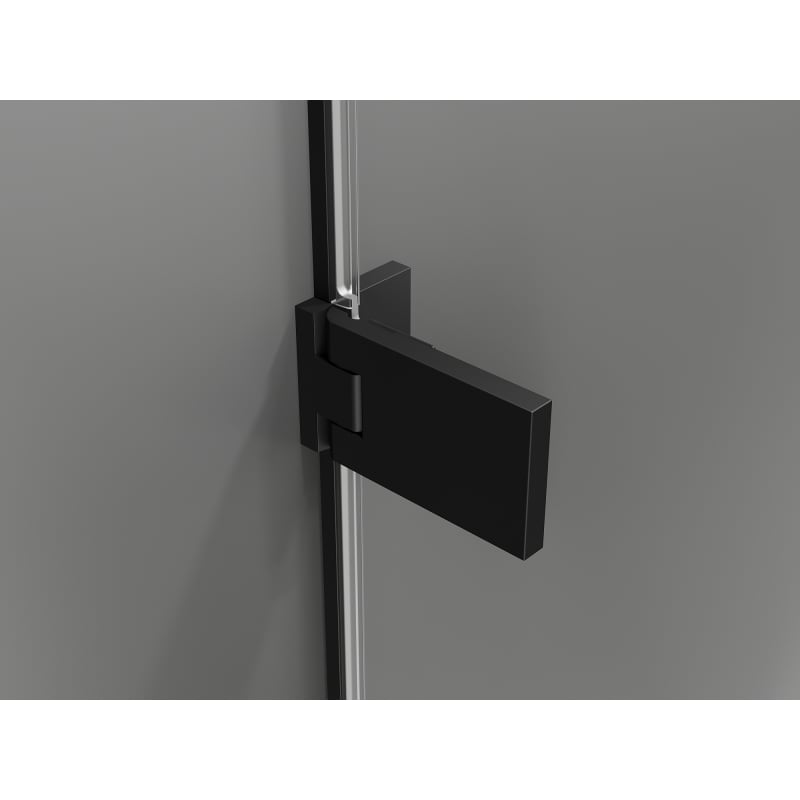 Mexen Lunar-F L cabine de douche pliante gauche 95 x 90 cm, transparent, noir - 836L-095-090-70-00-L