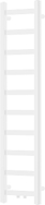 Mexen Bolt radiateur salle de bain 1200 x 300 mm, 240 W, blanc - W126-1200-300-00-20