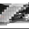 Mexen Kioto paroi de douche 130 x 200 cm, transparent/Design noir 8 mm, Chrome - 800-130-101-01-77